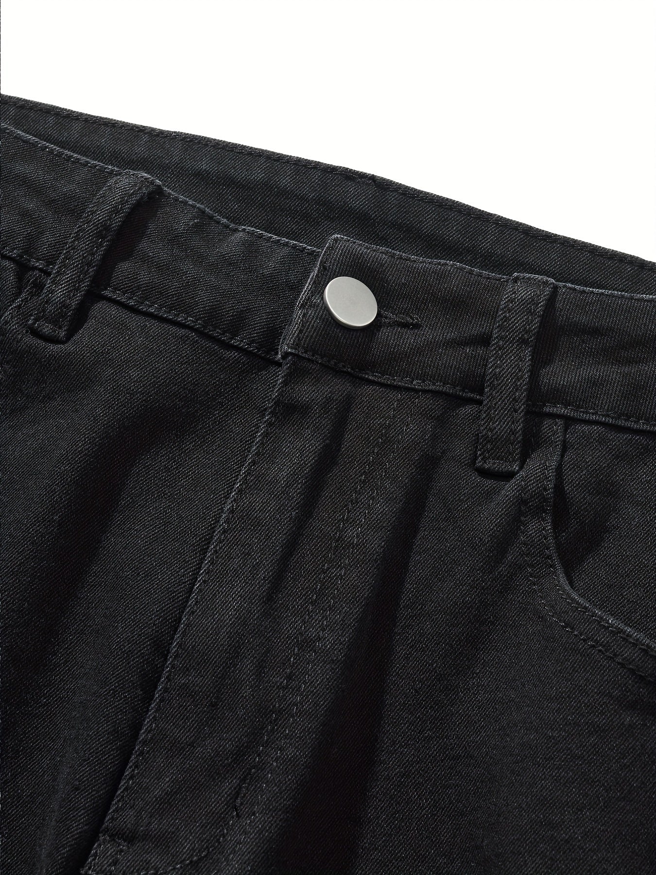 Men's Ripped Slim Fit Denim Jeans With Pockets