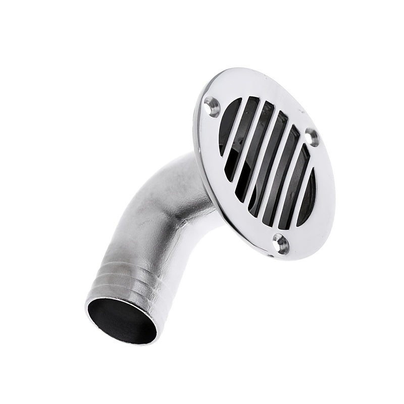 316 Stainless Steel Boat Deck Drain Scupper 90 Degree 32MM Yacht Replacement