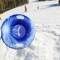 PVC Inflatable Skiing Ring Outdoor Skiing Mat Toy