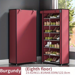 1pc Dustproof Shoe Rack Economical Household layer Shoe Cabinet Dormitory Shoe