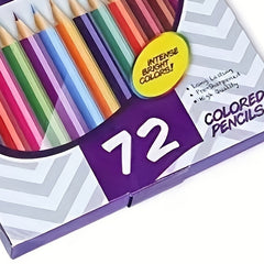 72 Colors Oily Pencil Drawing Sketch Set Soft Wood Pencil