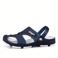 Men's Hollow Out Sandals Casual Non Slip Shoes Garden Shoes Closed Toe Shoes
