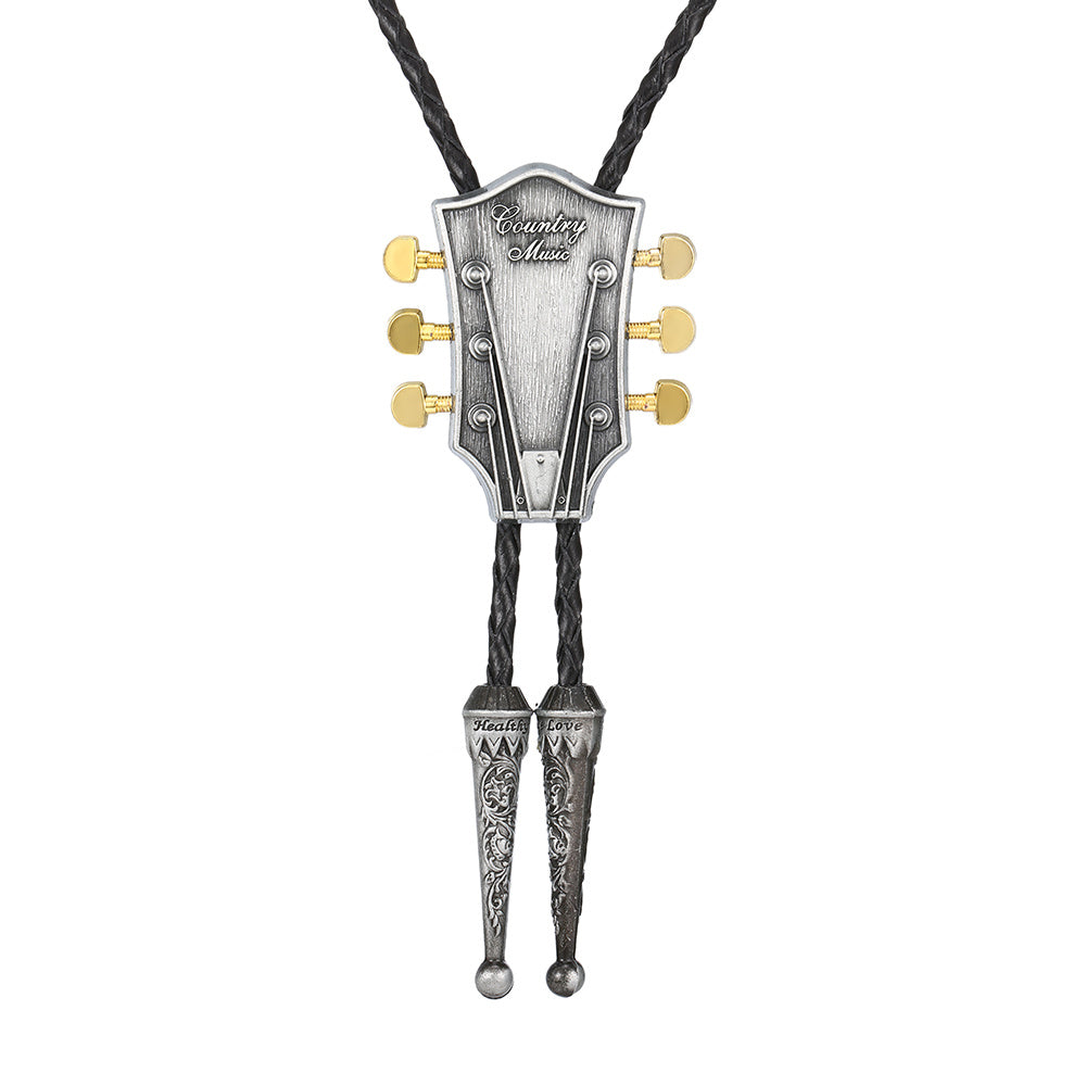 Metal Tie Collar Necklace YNecktie Musical Instrument For Youth