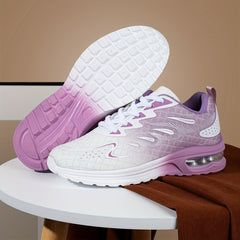 Gradient Air Cushion Running Shoes Wear Resistance Non Slip Outdoor Sneakers