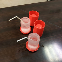 Small Beer Ice Cup Model Silicone Water Cup Mold With Lid