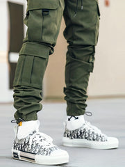 Men's Relaxed Cargo Pants With Pockets