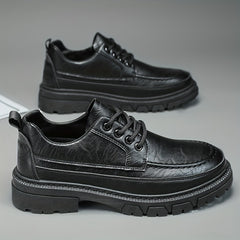 Men's Leather Derby Shoes Wear resistant Non Slip Dress Shoes