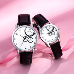 Romantic Couple Digital Quartz Watch Set