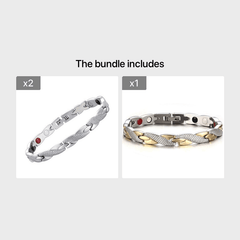 X-Type Magnetic Titanium Bracelet for Men