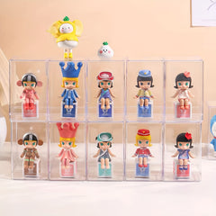 Acrylic Doll Display Box Dustproof Moisture-proof for Figure Collectibles
