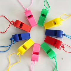 5 Football Whistles Kids Party Toy Referee Whistle