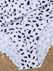Girls 2pcs Cami Top Polka Dot Briefs Set Summer Clothes Beach