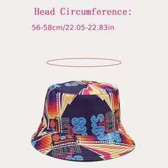 Nostalgic Fishermans Hat Breathable Sun Protection Bucket Hat