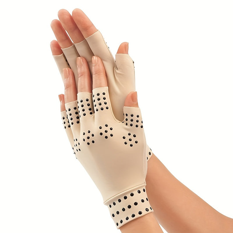 Fingerless Gelitis Joint Rehabilitation Gloves for Outdoor Activities