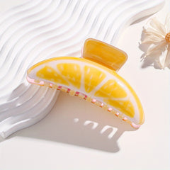 Fruit Vegetable Series Hair Claw - Strawberry Carrot Watermelon - Large Claw