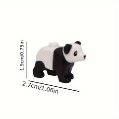Animal Panda Toy Building Blocks Forest Adventure Set