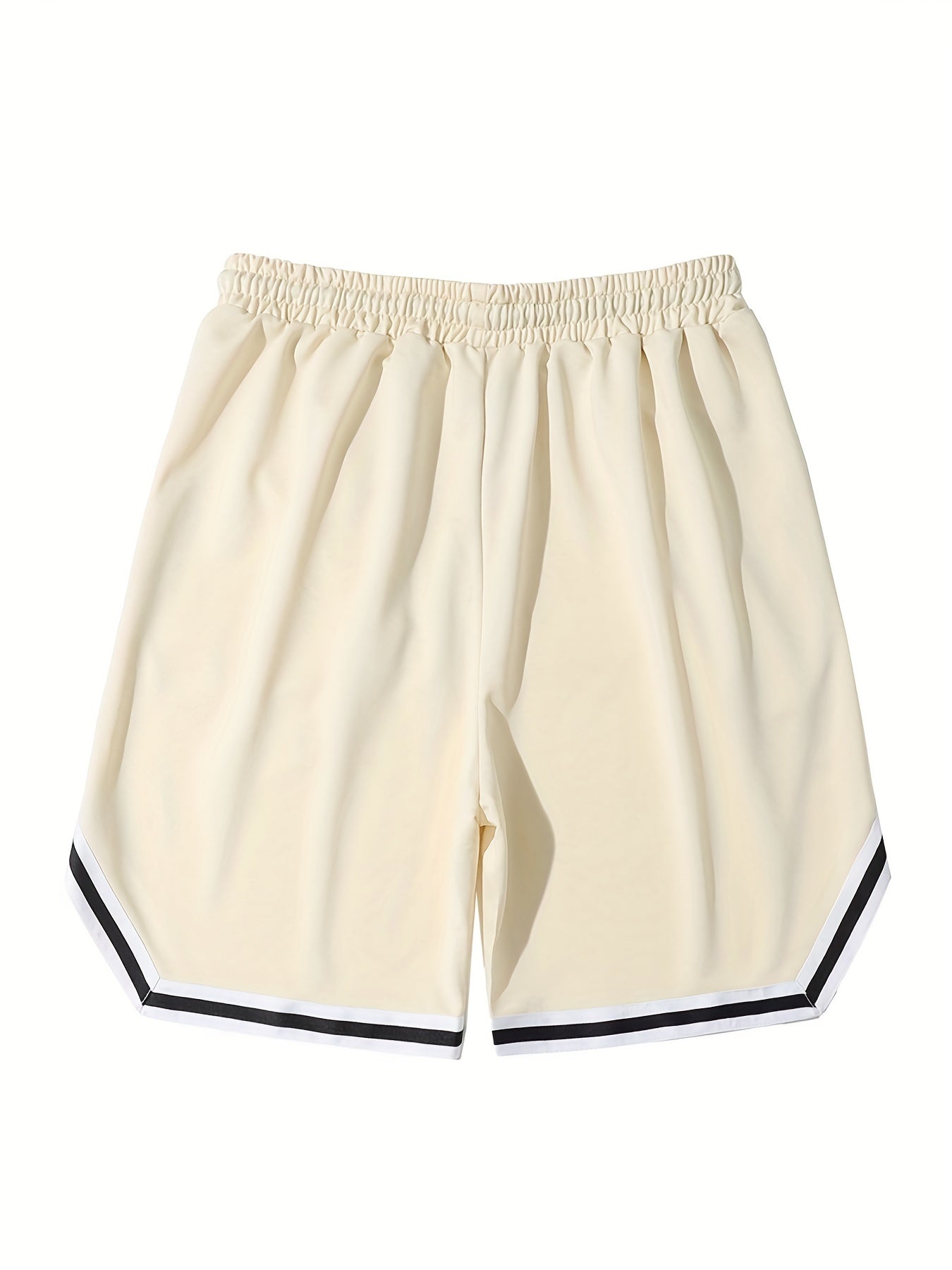 Men's Streetwear Shorts Letter Print Drawstring Stretchy Short Pants