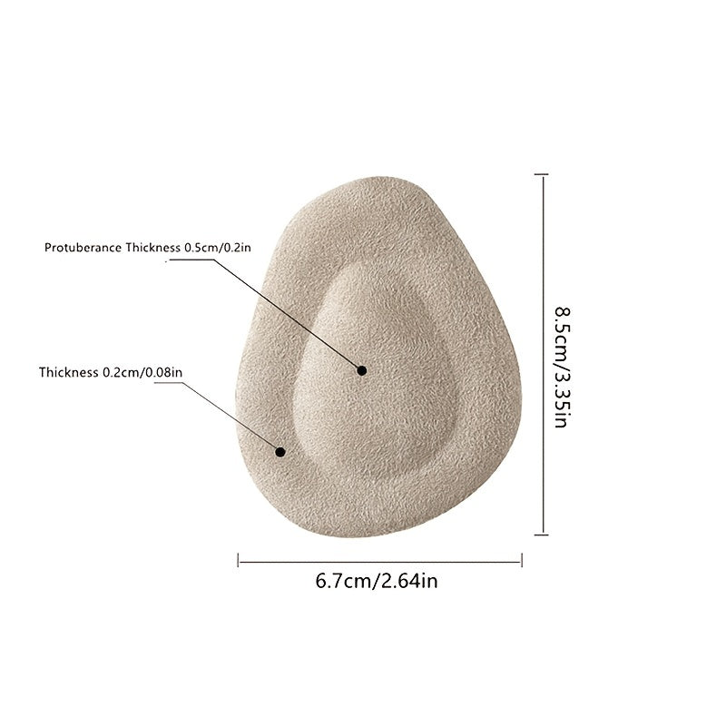 2pcs Silicone Gel Inserts Plantar Fascitis Insoles Women High Heels