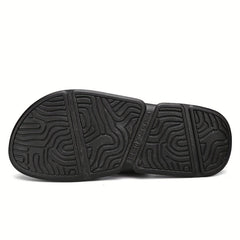 Men's Casual Slip On Flip Flops with Arch Support Lightweight Non-slip Sandals