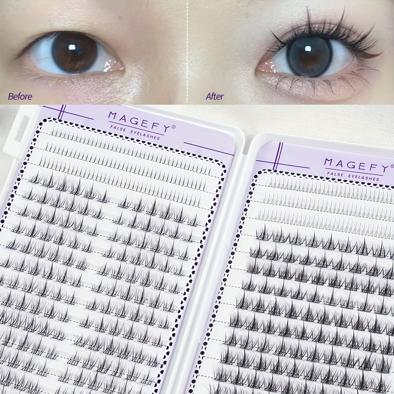 DIY Cluster Lashes Extension for Fuller Eyes