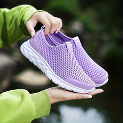 Women's Mesh Sock Shoes Breathable Slip On Casual Walking Sneakers