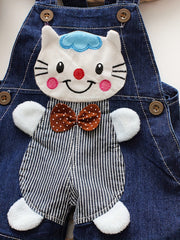 Baby Girls Cartoon Overalls Shorts for Summer