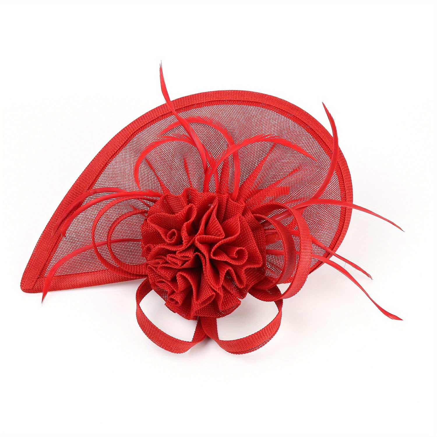 Faux Feather Hats Fascinators for Women Head Piece for Wedding Tea Party