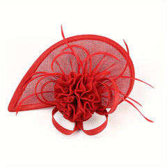 Faux Feather Hats Fascinators for Women Head Piece for Wedding Tea Party