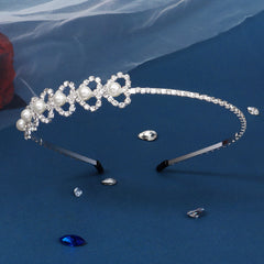 Heart Shape Rhinestone Bridal Headband for Wedding