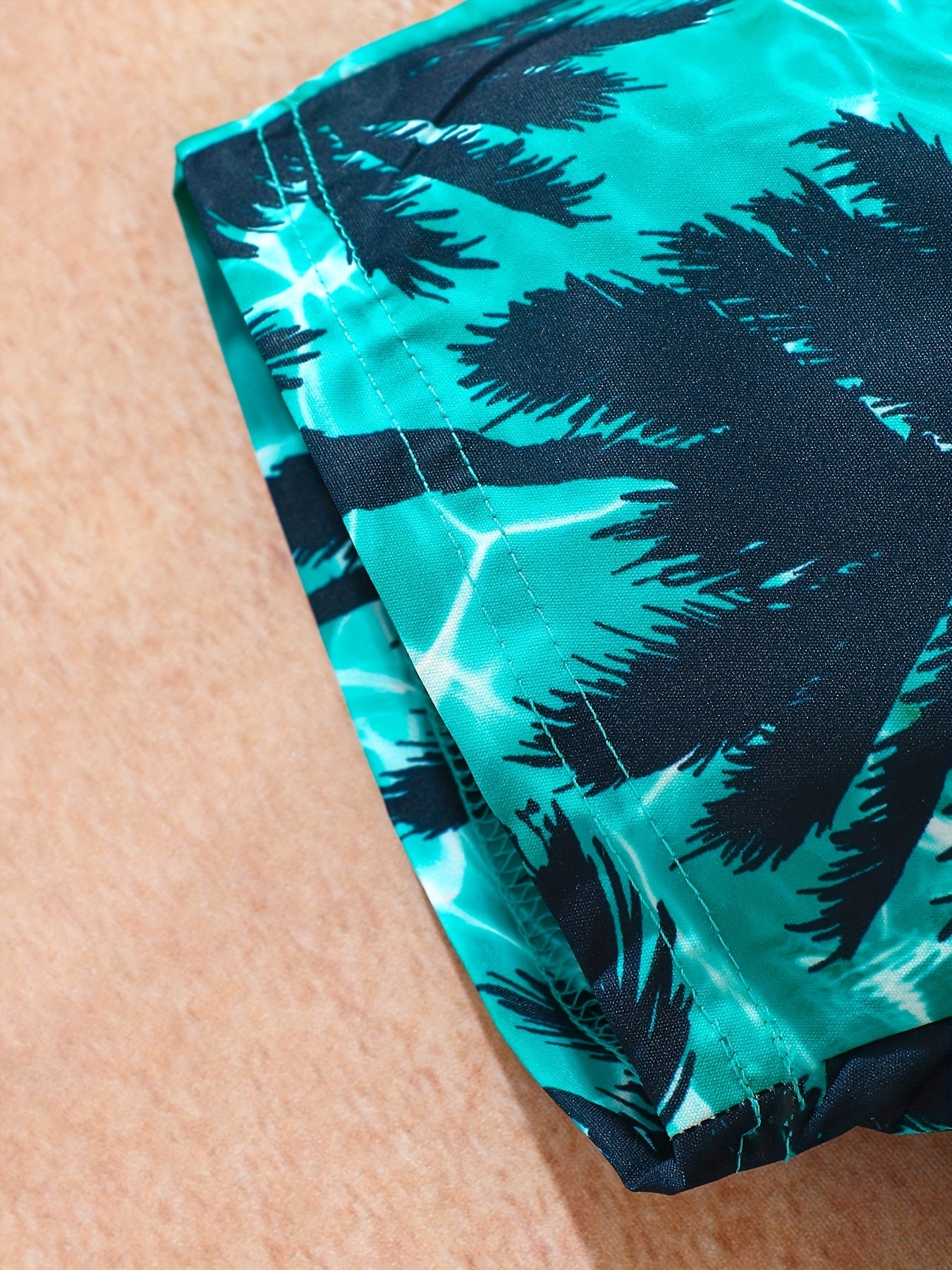 Boys Coconut Trees Casual Shorts for Vacation Beach