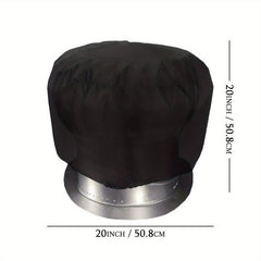 2pcs Turbine Roof Vent Cover Waterproof 420D Oxford Cloth 50 X 50 Ventilator Pro