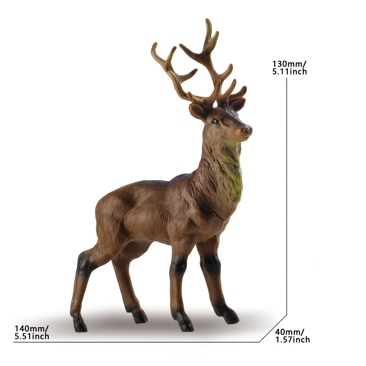 8pcs Jungle Wildlife PVC Toy Set for Kids - Ideal for Learning & Play