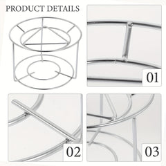Stainless Steel Tripod Stove Rack Portable Multifunctional Stand