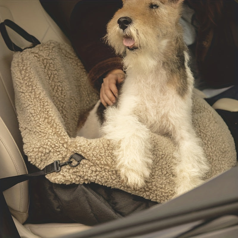 Winter Warm Pet Car Bag Portable Dog Bag With Safety Buckle