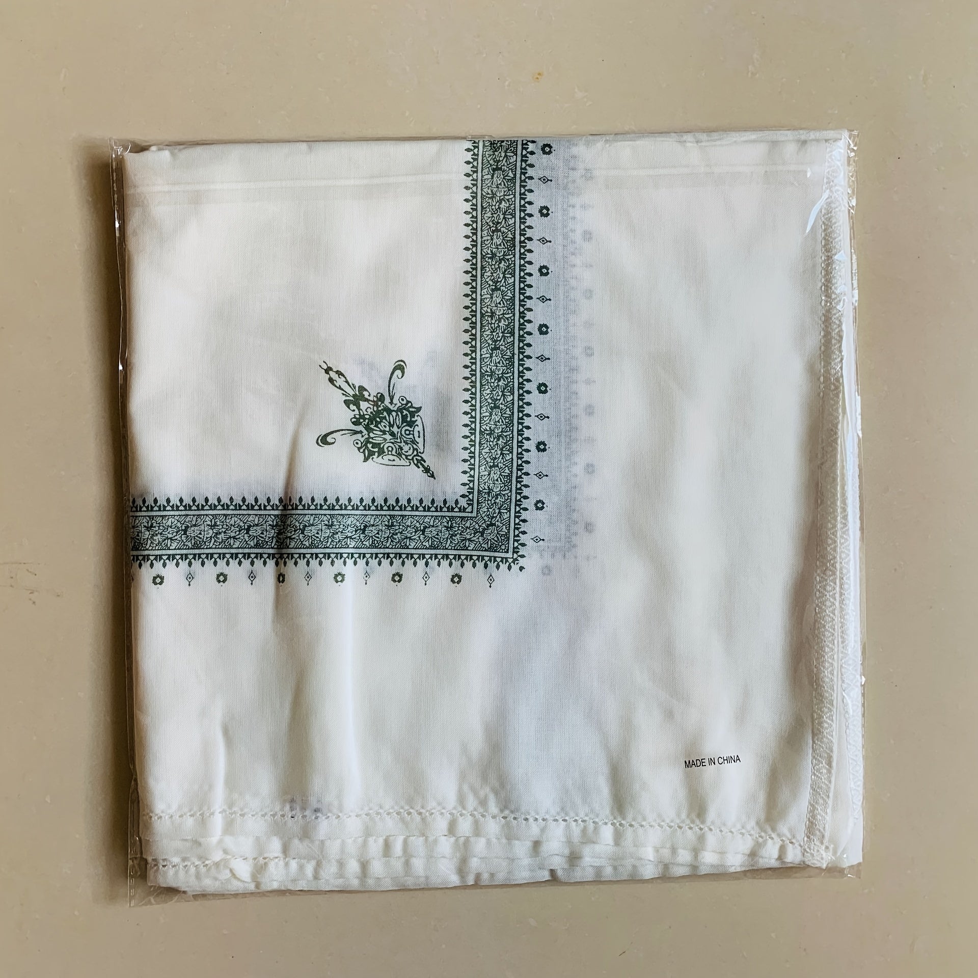 Men's Muslim Square Scarf Dubai Saudi Head Scarf