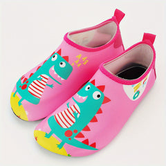 Kids Dinosaur Water Shoes Quick Dry Lightweight Non Slip Soft Socks