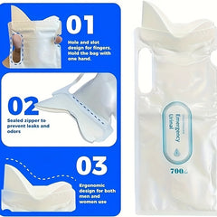 12pcs Disposable Urine Bags 700ml Portable Vomiting Bag for Travel Camping