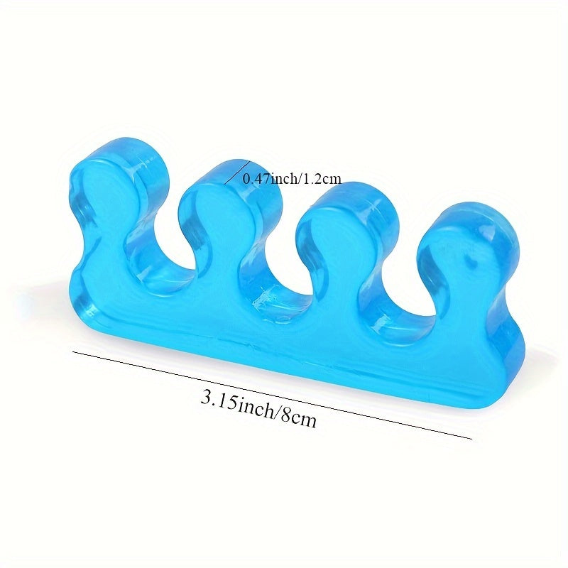 4pcs Gel Toe Separator For Men And Women - Toe Stretcher Divider Spacer