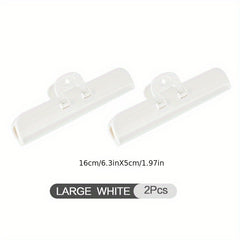 2pcs Sealing Clip Bag Clips Portable Storage Food Snack Sealing Bag Clips
