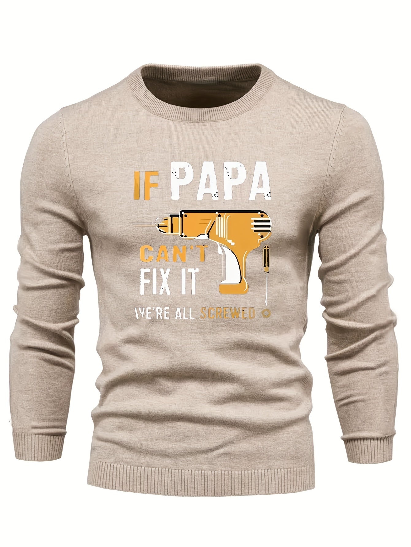 Men's Casual Warm Crew Neck Pullover Sweater