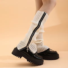 Knitted Knee High Socks Women's Leg Warmers