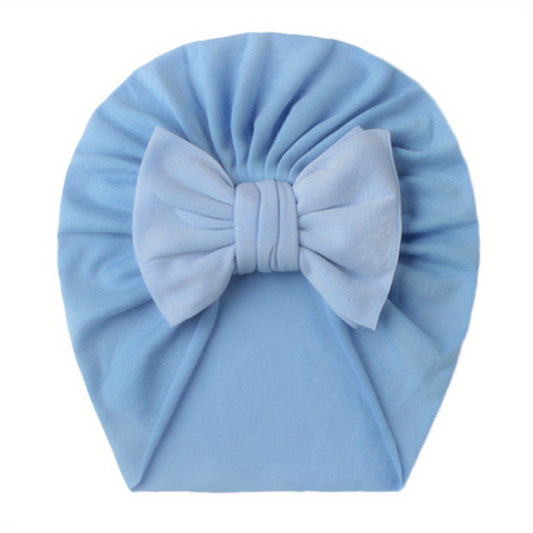Nylon Bow Baby Hat 0-3 Years Old