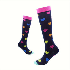 Compression Socks Men Women Knee High Stocking Sports Running Travel Nurses
