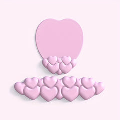 Heart Shape Mouse Pad with Wrist Rest and Keyboard Wrist Rest