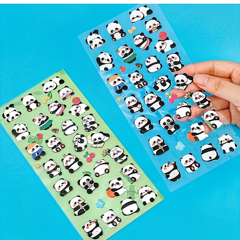 3D Panda Bubble Stickers Decorative Stickers