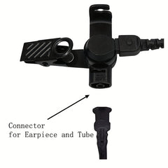 5 Coiled Acoustic Tube for Two Way Radio Surveillance