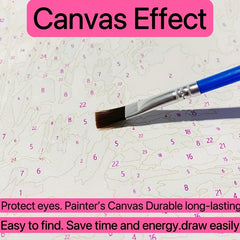 Adult Digital Painting Kit 40x50cm Embracing in Rain DIY Craft Set