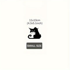 Halloween Cat Window Wall Sticker for Home Decoration