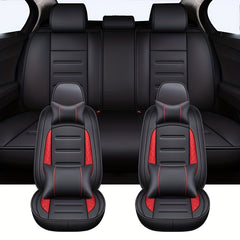 5 Seat Car Seat Cover YNOOH PU Leather Auto Cushion Protector