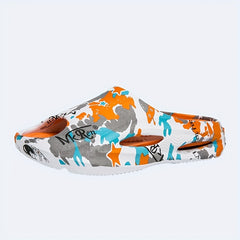 Men's Non Slip Open Toe Slides Lightweight Slippers